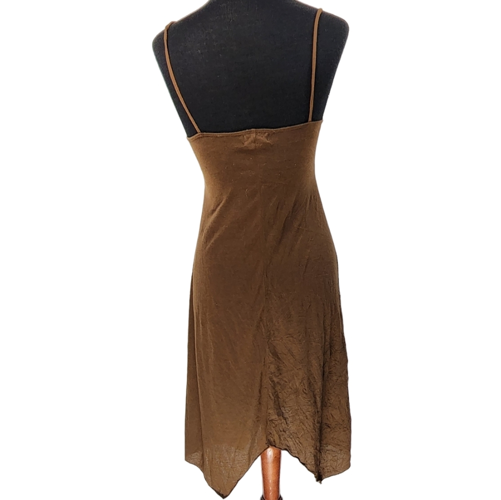 ❤️ CHARLOTTE RUSSE STRAP SLEEVELESS MAXI DRESS T-SHIRT FABRIC SIZE SMALL ♥️ - Picture 4 of 8